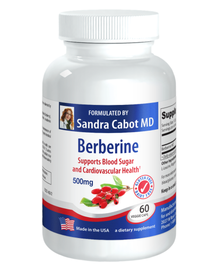 Berberine 500mg 60 veggie capsules