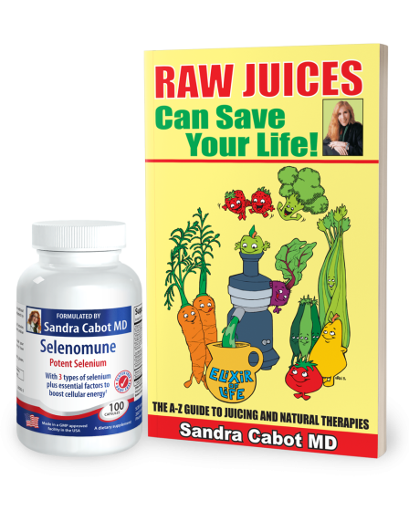 Selenomune Designer Energy + Raw Juice Book