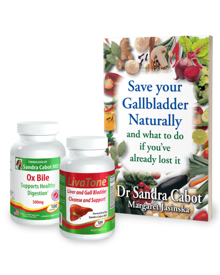 Gallbladder Starter Pack
-Save Your Gallbladder Naturally Book
-Livatone Liver Tonic 120
-Ox Bile