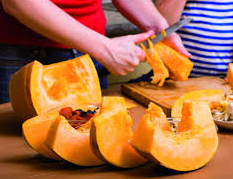 Balsamic roasted pumpkin