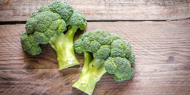 Warm broccoli salad