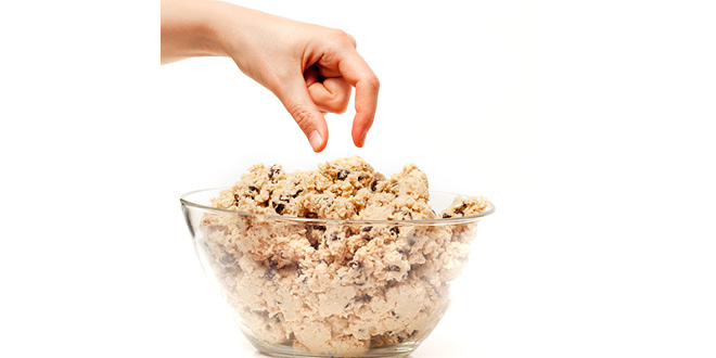 You could die from eating raw cookie dough . . .