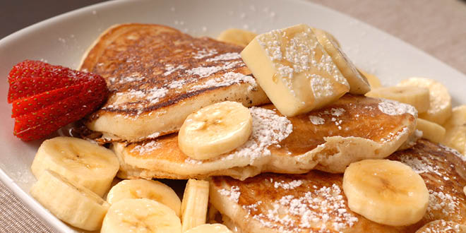 Easy banana pancakes
