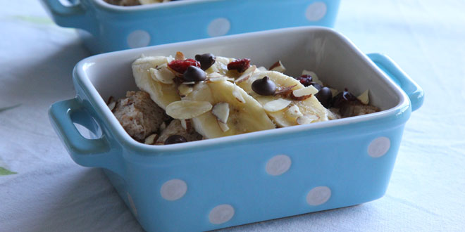 Cacao Chia Banana Pudding