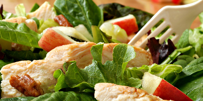 Chicken and apple salad