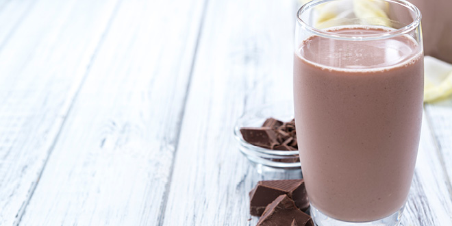 Dairy free chocolate thick shake