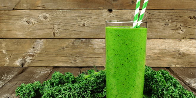 Green cleansing smoothie