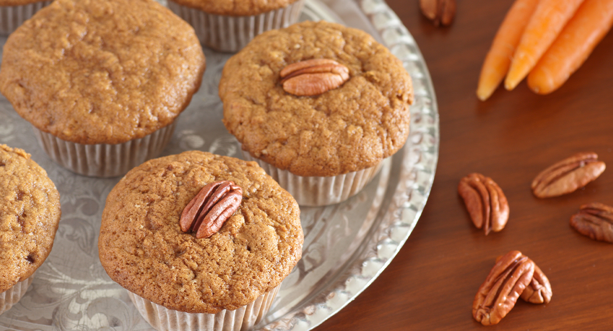 Grain Free Carrot And Ginger Muffins