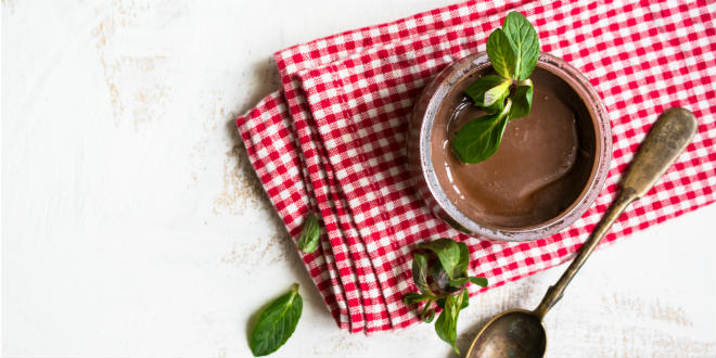 Dairy free peppermint mousse