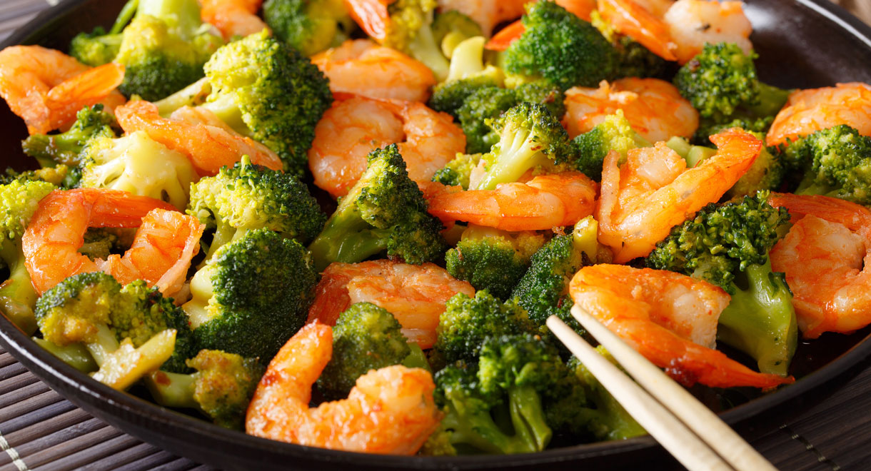 Shrimp And Broccoli Stir Fry