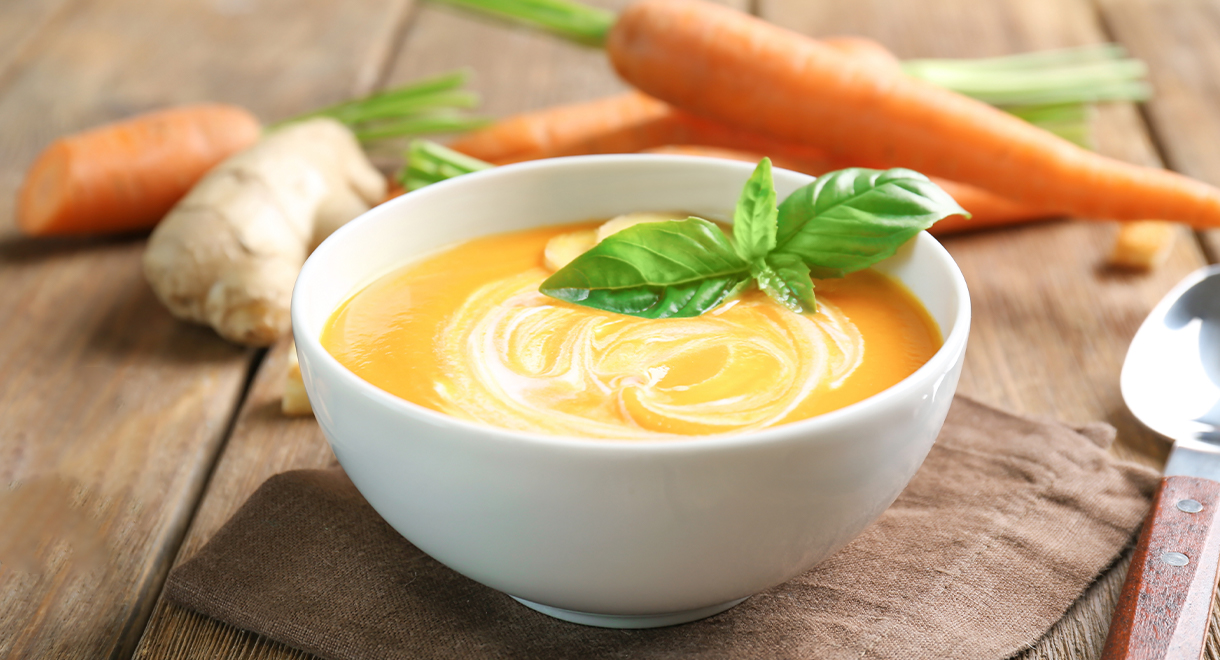 Low FODMAP Carrot & Ginger Soup