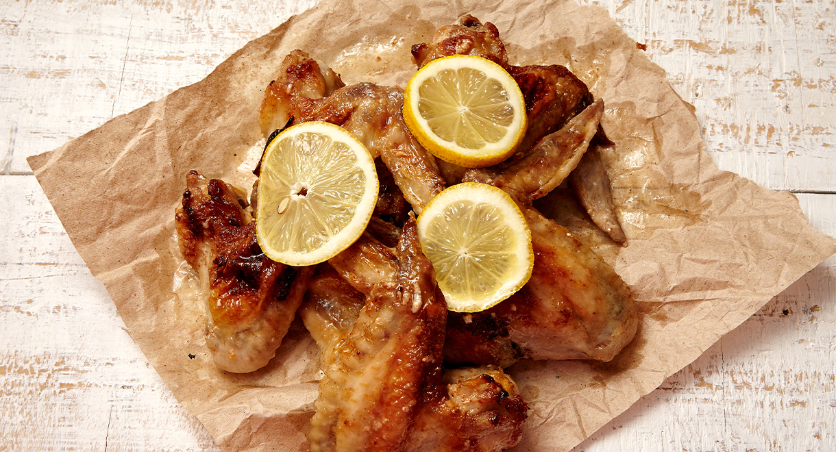 Keto Lemon Chicken Wings