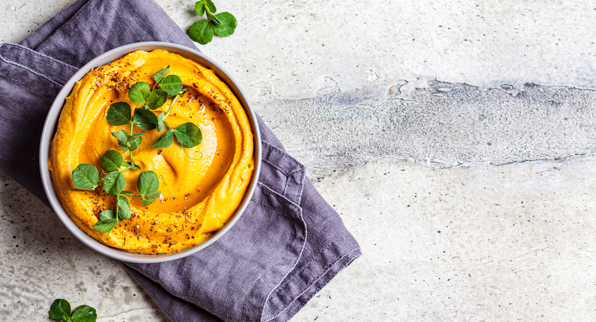 Roasted Carrot And Goat Cheese Dip