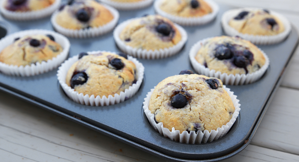 Grain Free Blueberry Muffins