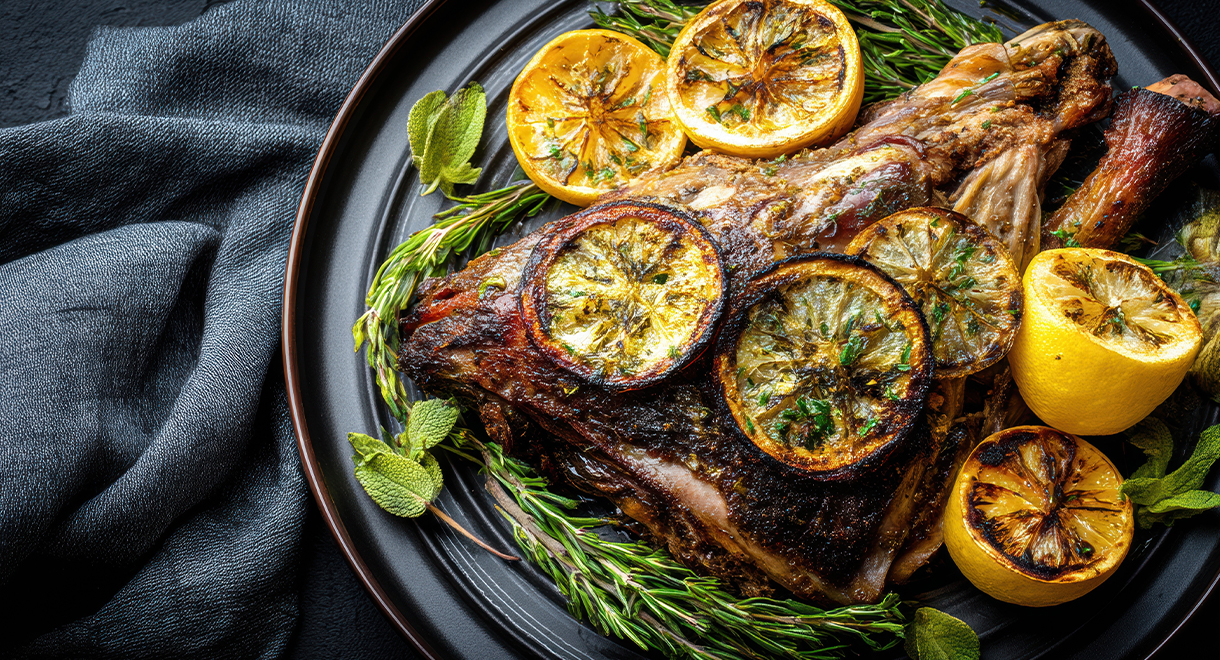 Lemon and Oregano Roast Lamb