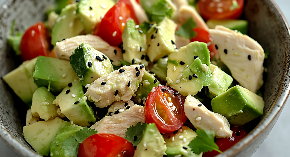 Creamy Chicken And Avocado Salad