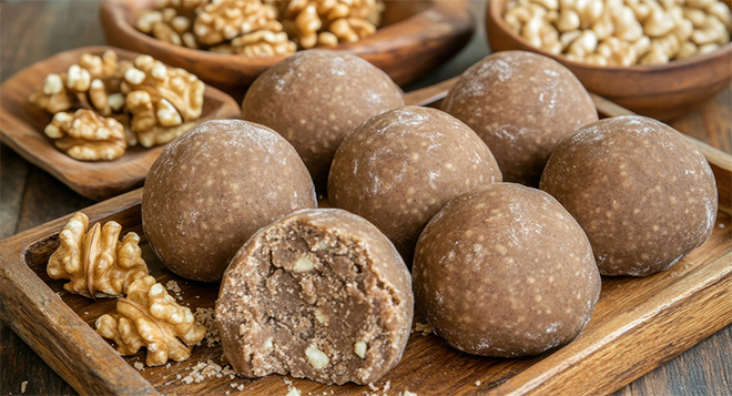 Walnut And Coffee Energy Balls