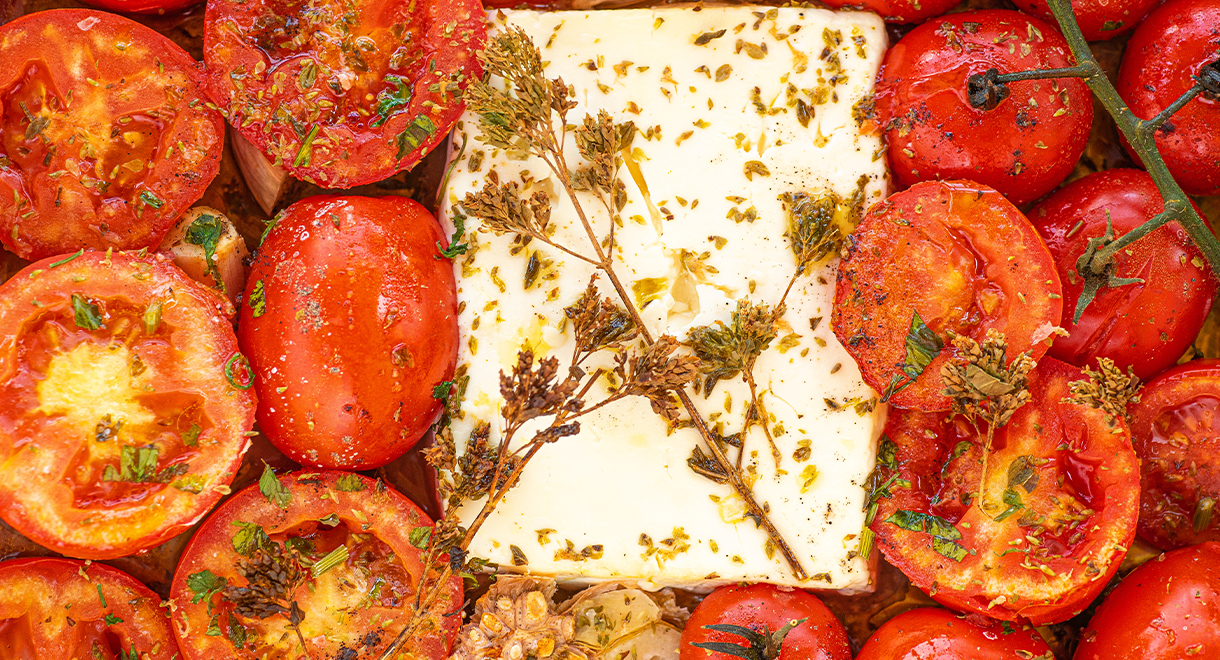 Thyme and Garlic Roasted Tomatoes