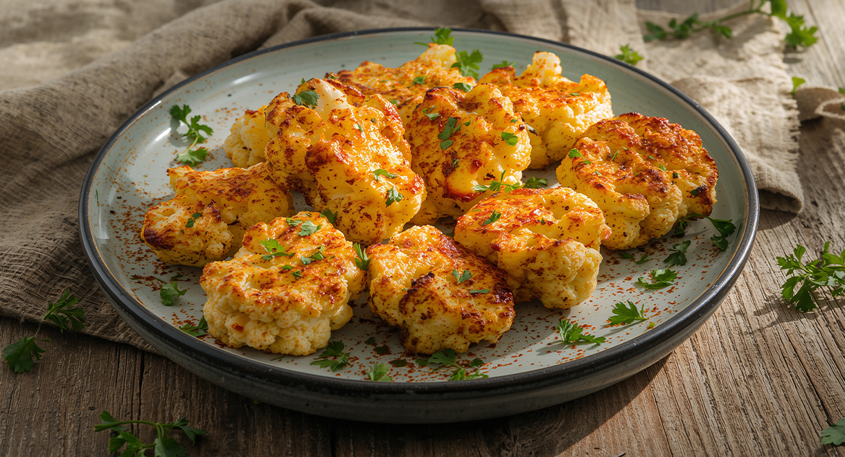 Spicy Roasted Cauliflower